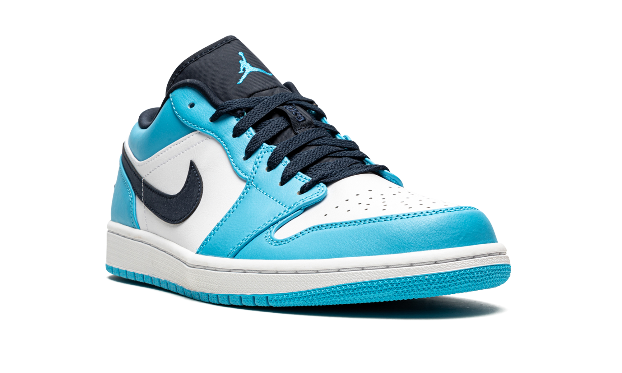 jordan 1 low unc 2021+553558-144+diagnol right view