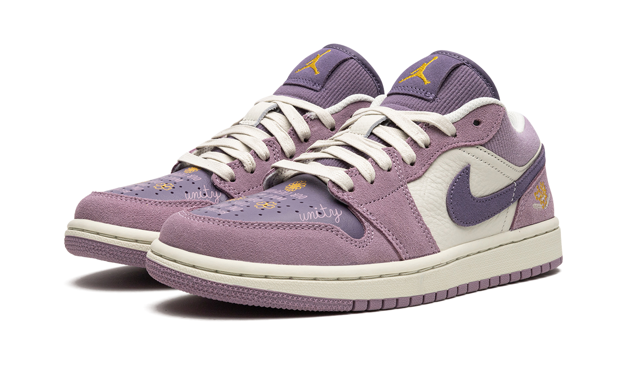 jordan 1 low unity women s+DR8057-500+diagnol left view