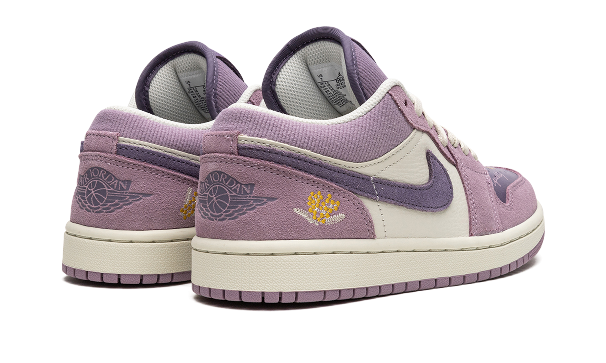 jordan 1 low unity women s+DR8057-500+diagnol right behind view