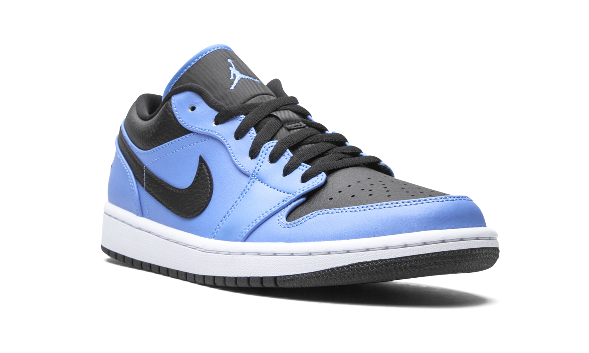 jordan 1 low university blue black+553558-403+diagnol right view