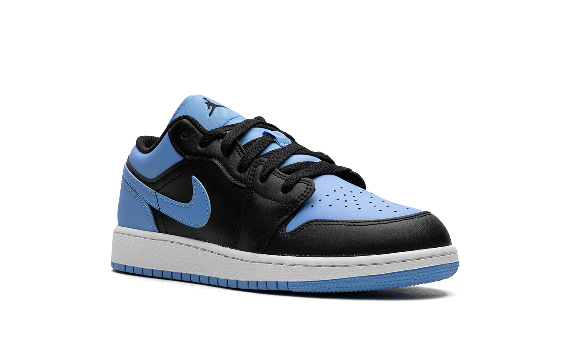 jordan 1 low university blue gs+553560-041+diagnol right view