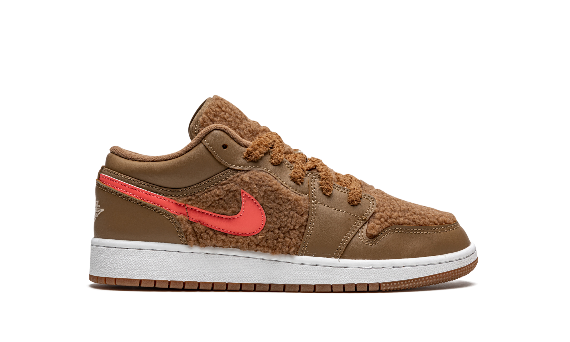 jordan 1 low utility teddy bear gs+DO2233-264+right view