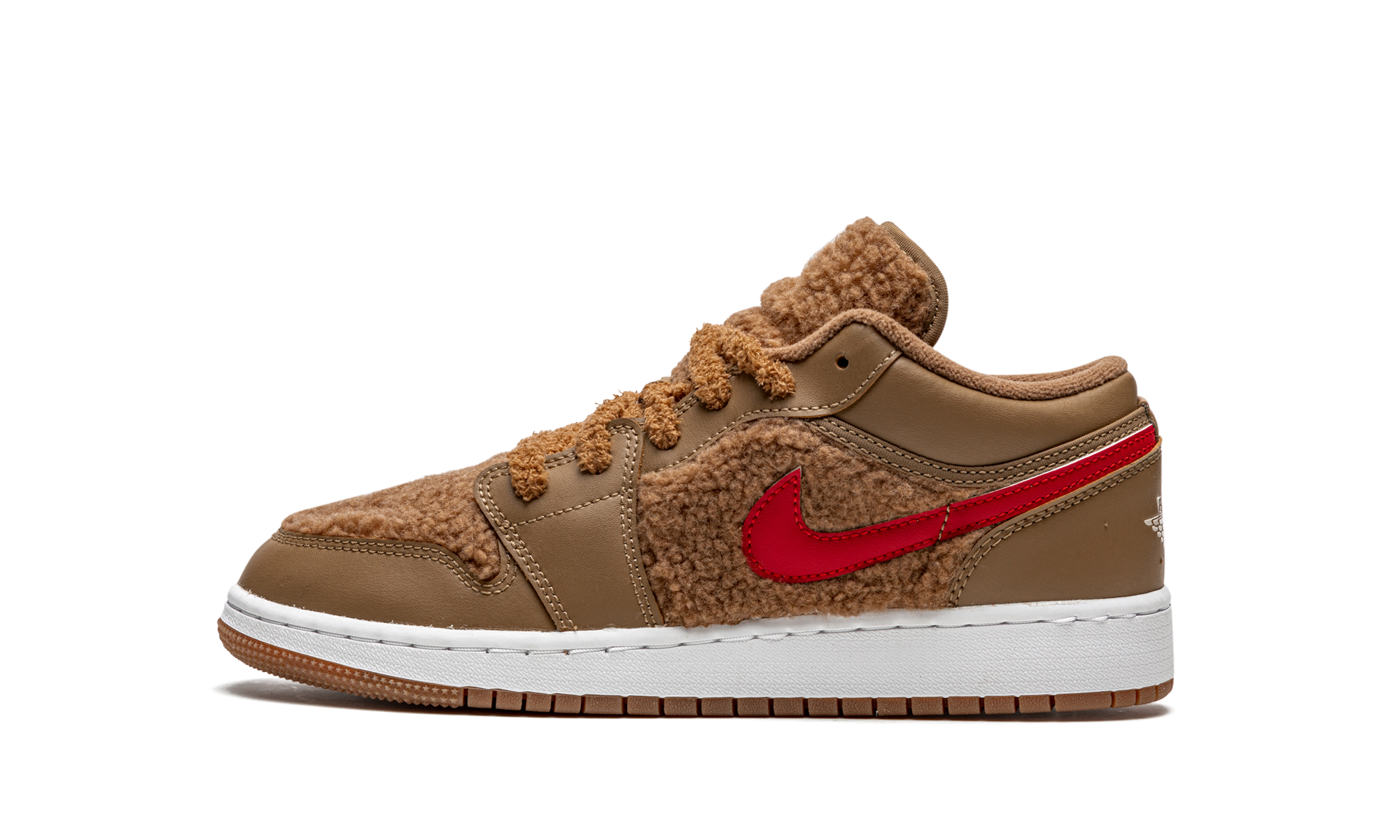 jordan 1 low utility teddy bear gs+DO2233-264+diagnol right view 1