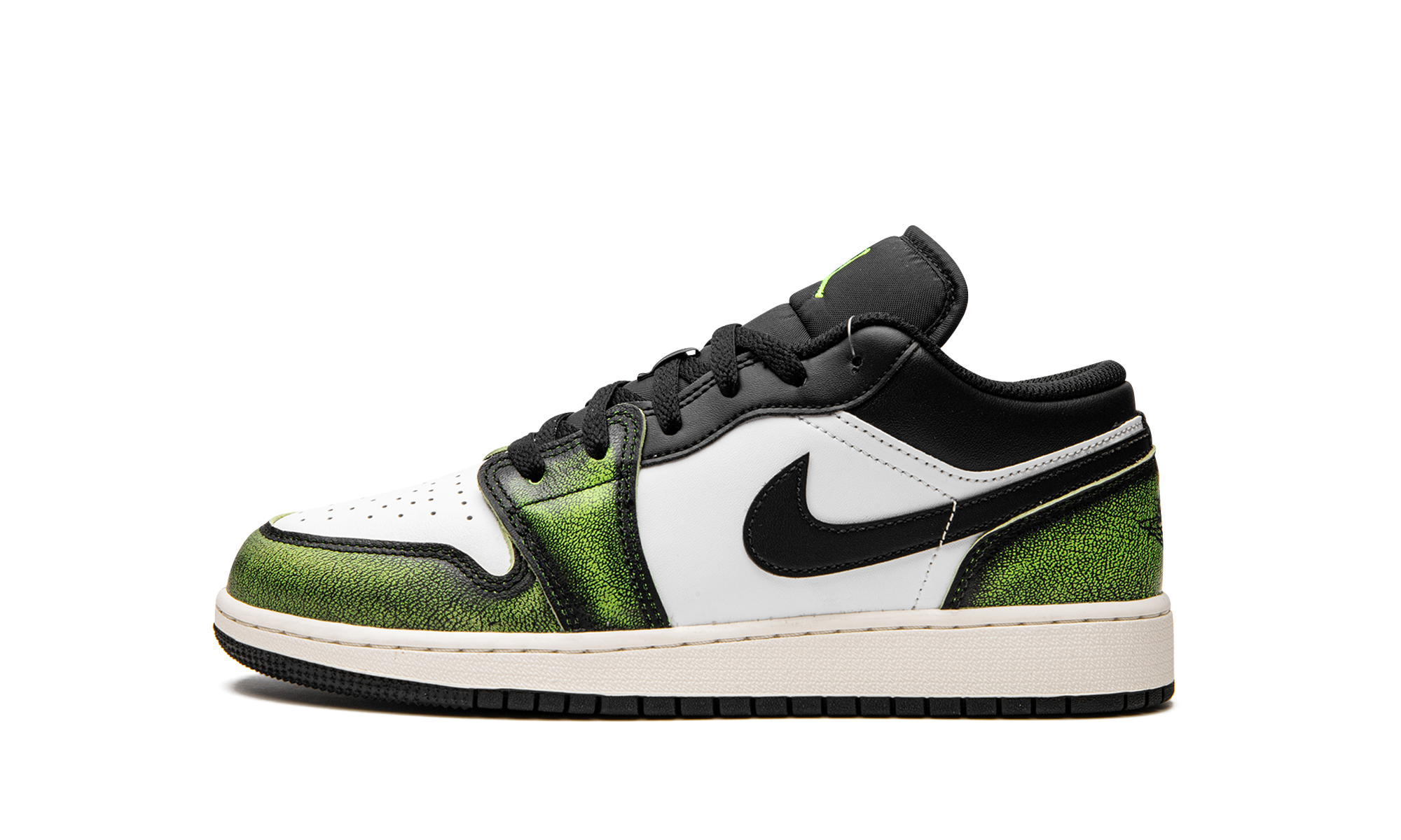 jordan 1 low wear away electric green gs+DO8244-003+diagnol right view 1