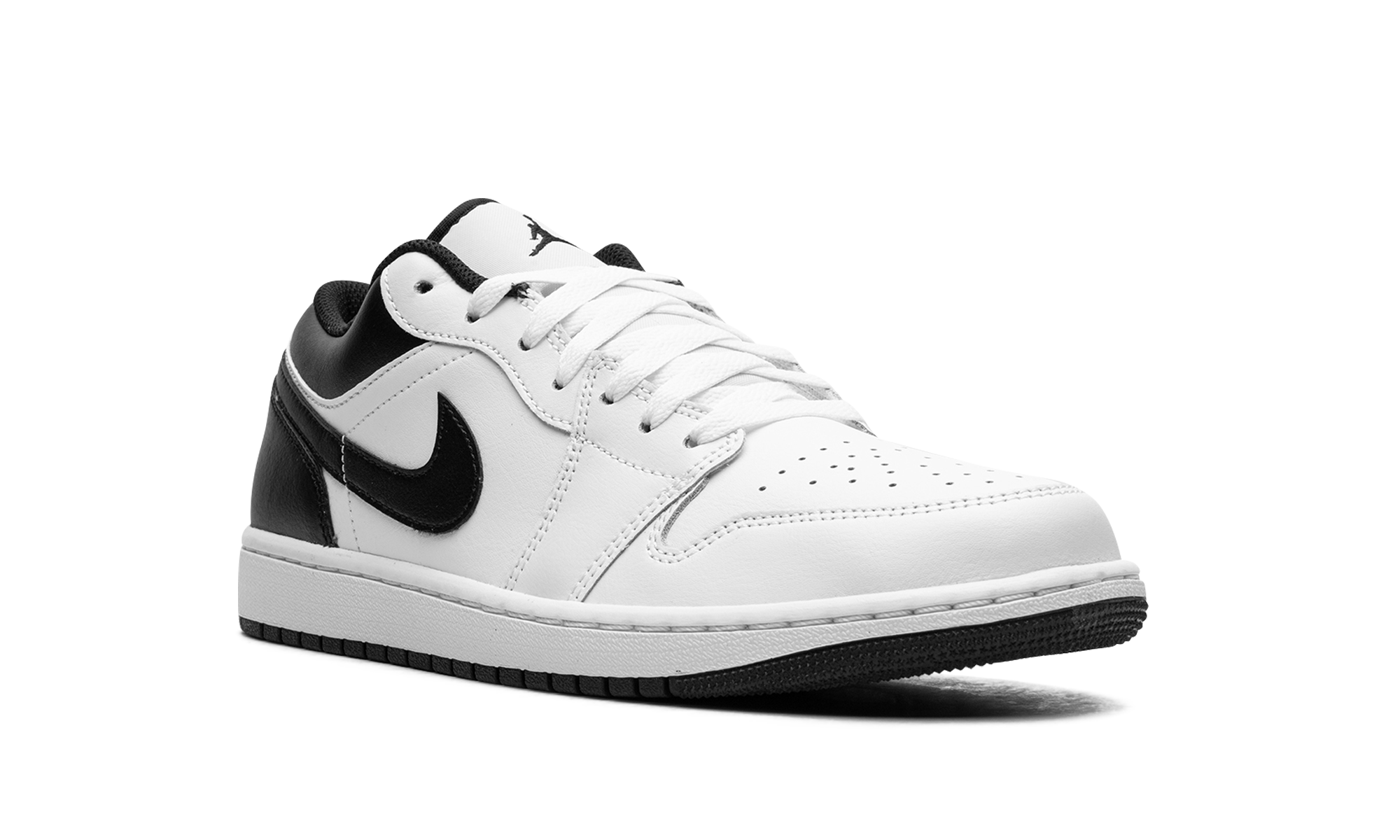 jordan 1 low white black+553558-132+diagnol right view