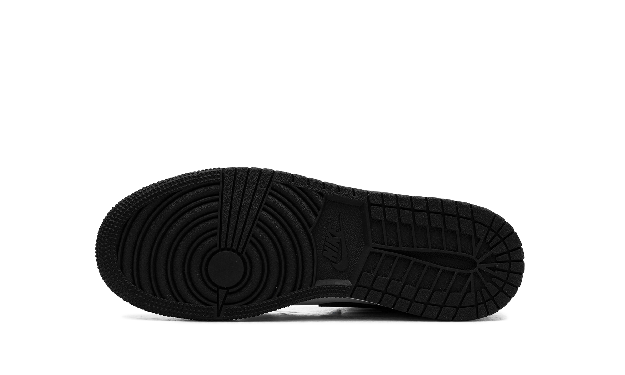 jordan 1 low white black gs+553560-132+bottom view