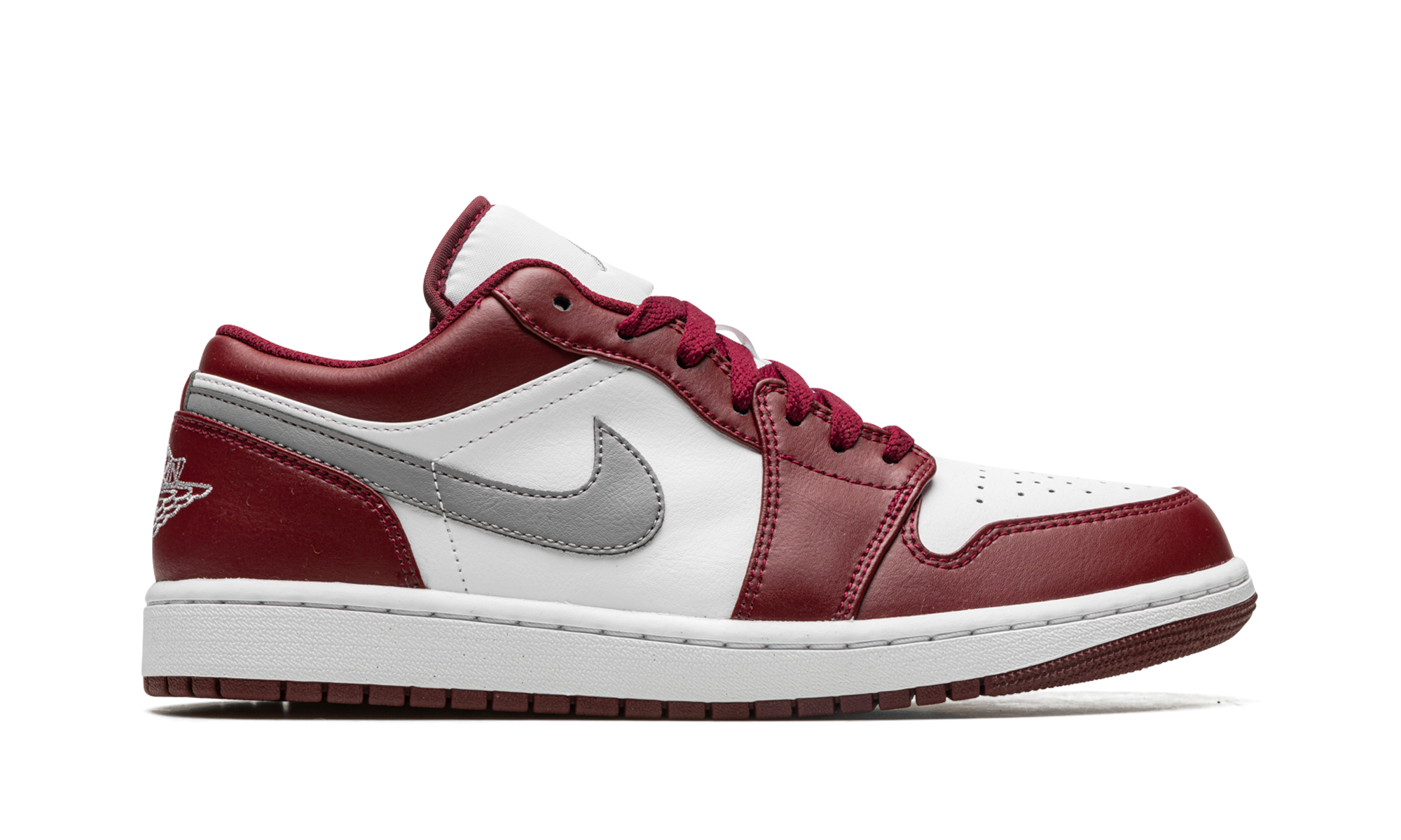 jordan 1 low white bordeaux+553558-615+right view