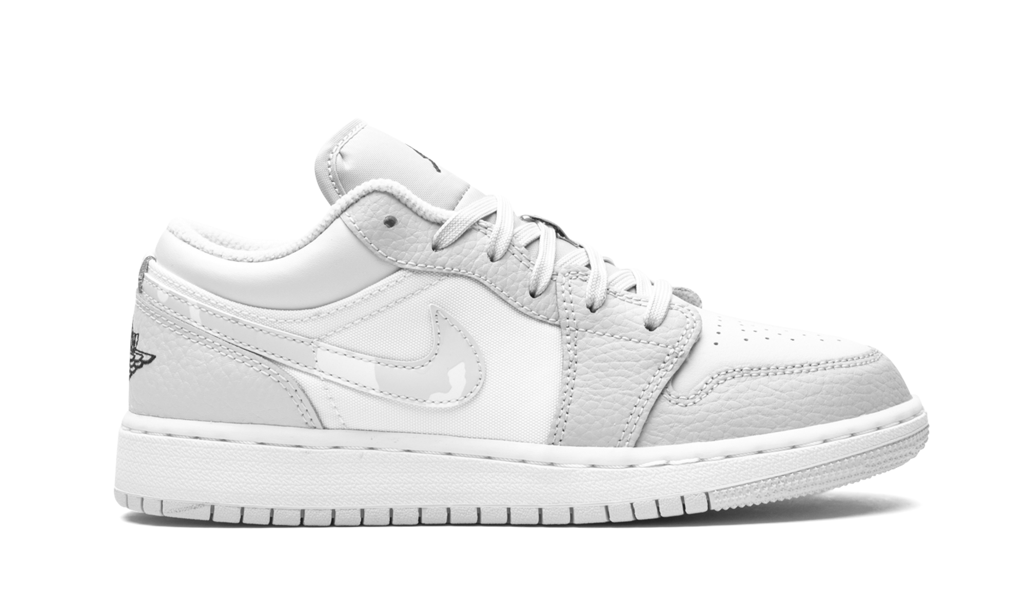 jordan 1 low white camo gs+DD3234-100+right view