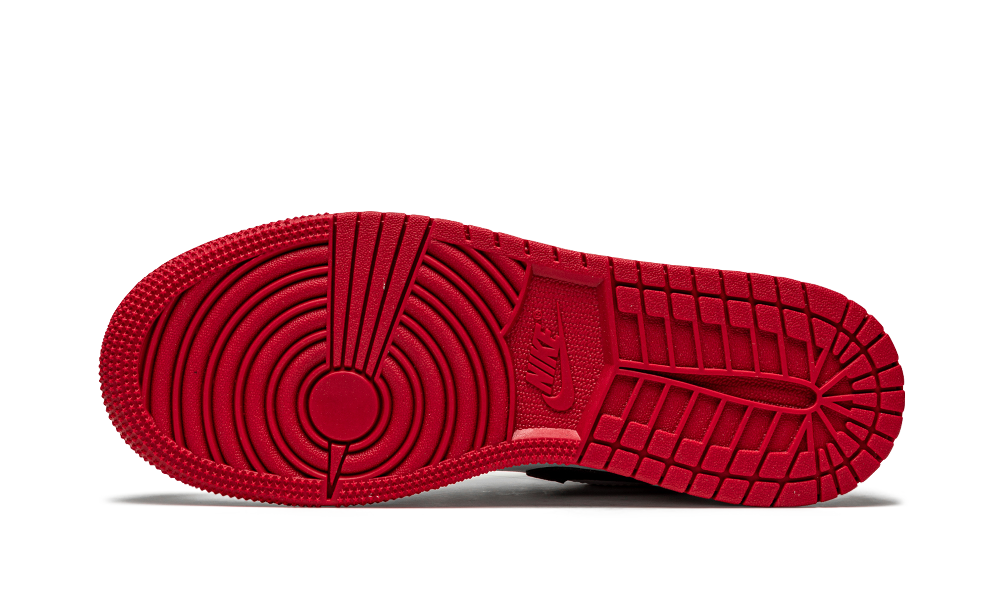 jordan 1 low white gym red gs+553560-118+bottom view