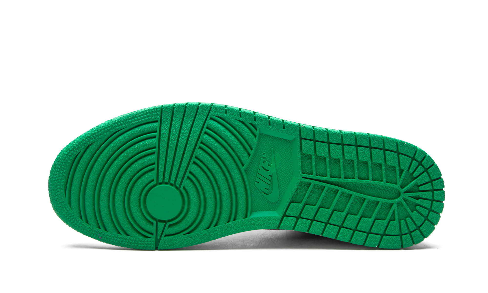 jordan 1 low white lucky green black+553558-129+bottom view