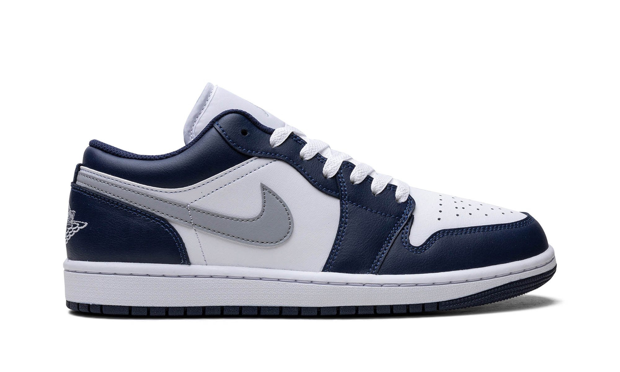 jordan 1 low wolf grey midnight navy+553558-141+right view
