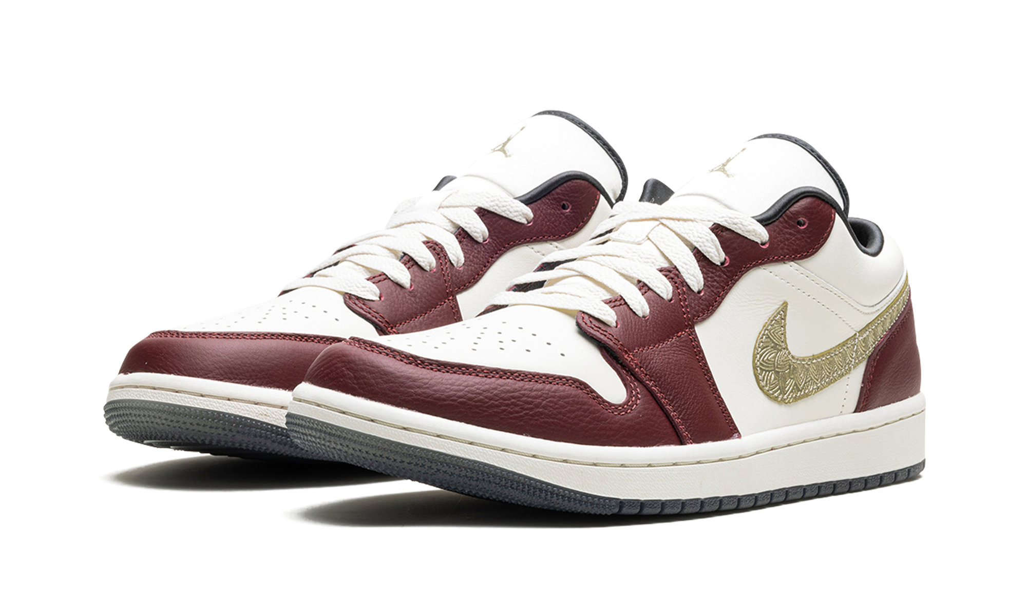 jordan 1 low year of the dragon 2024 women s+FJ5735-100+diagnol left view