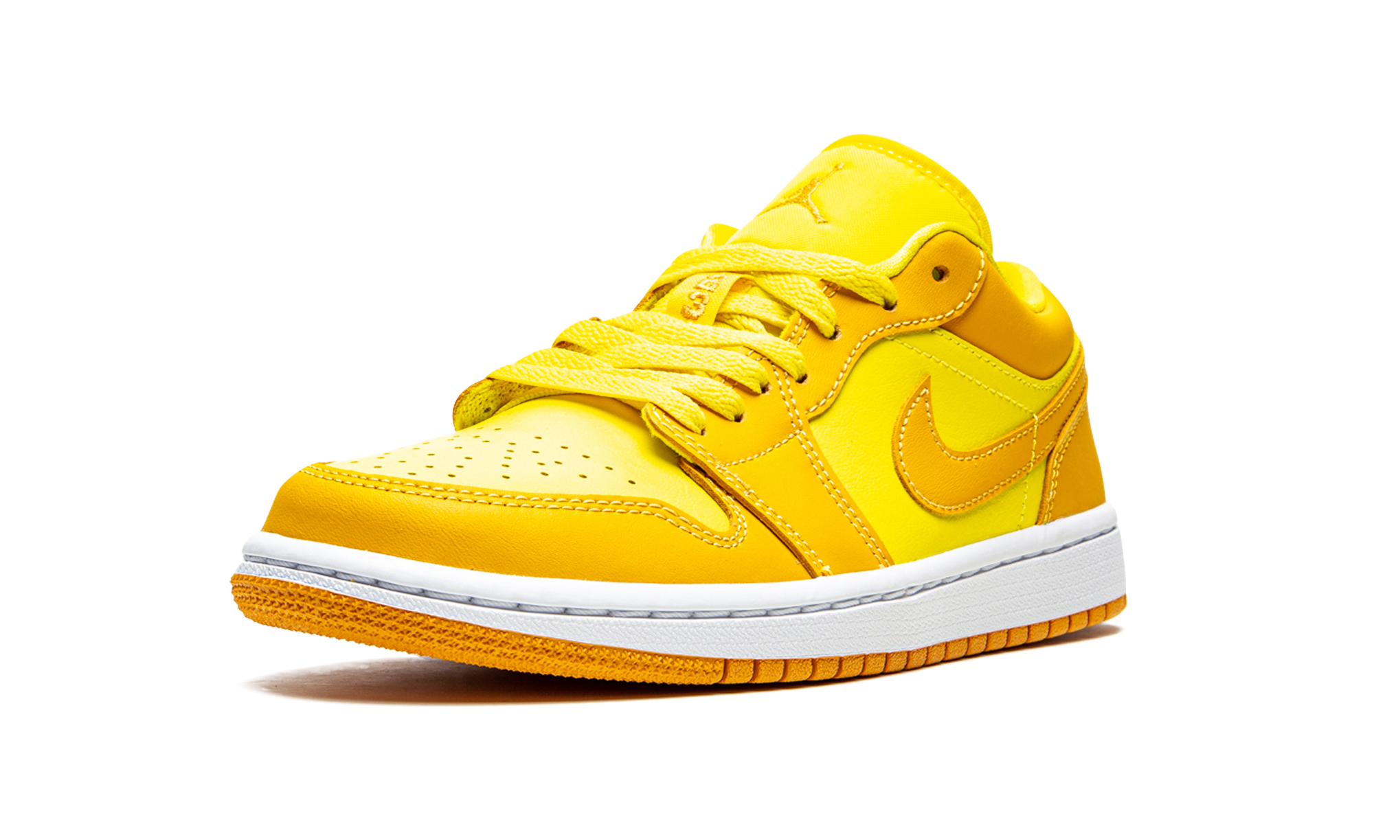 jordan 1 low yellow strike women s+DC0774-700+left diagnol single view
