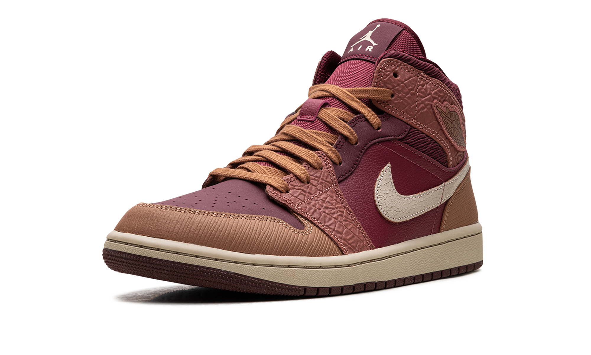 jordan 1 mid africa women s+DV3476-600+left diagnol single view