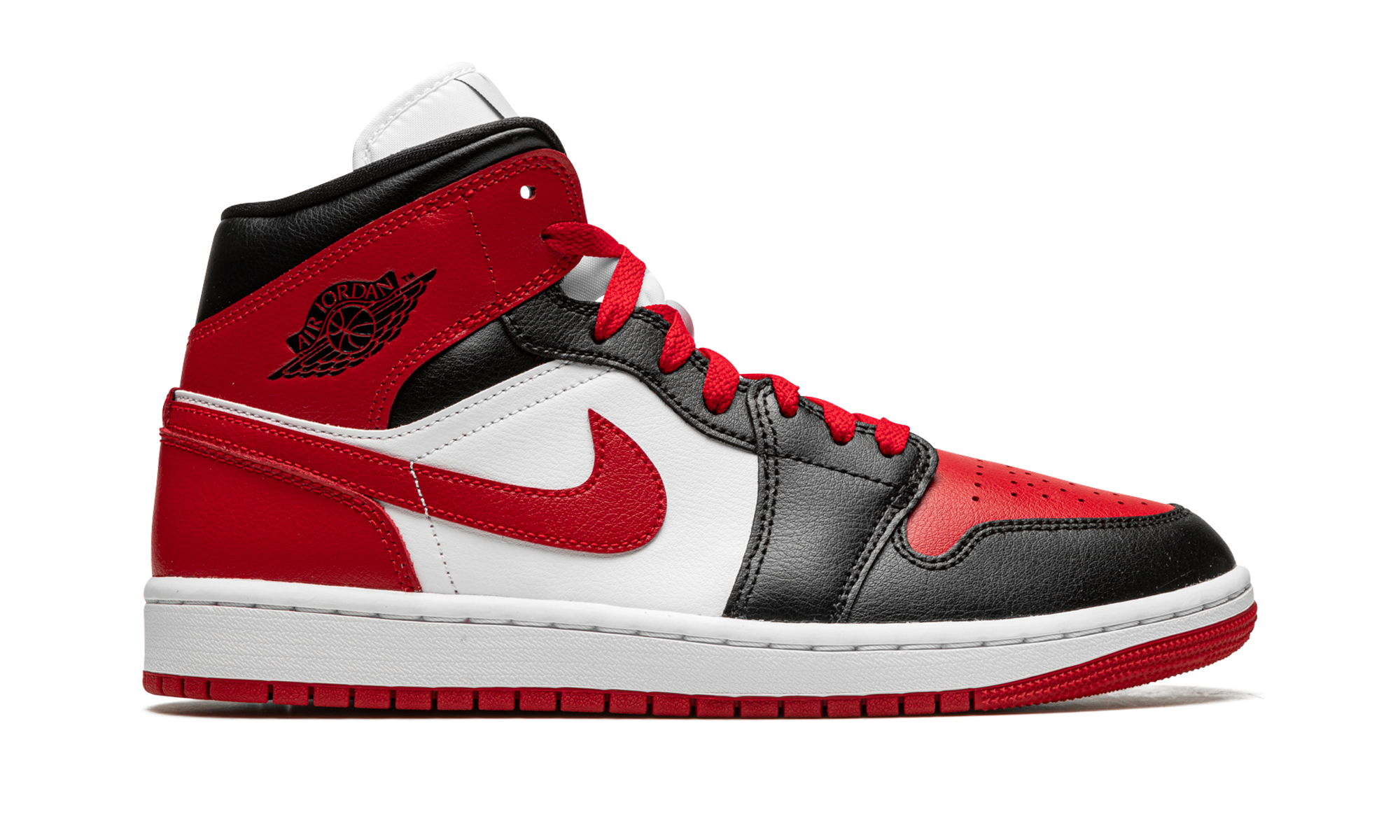 jordan 1 mid alternate bred toe women s+BQ6472-079+right view