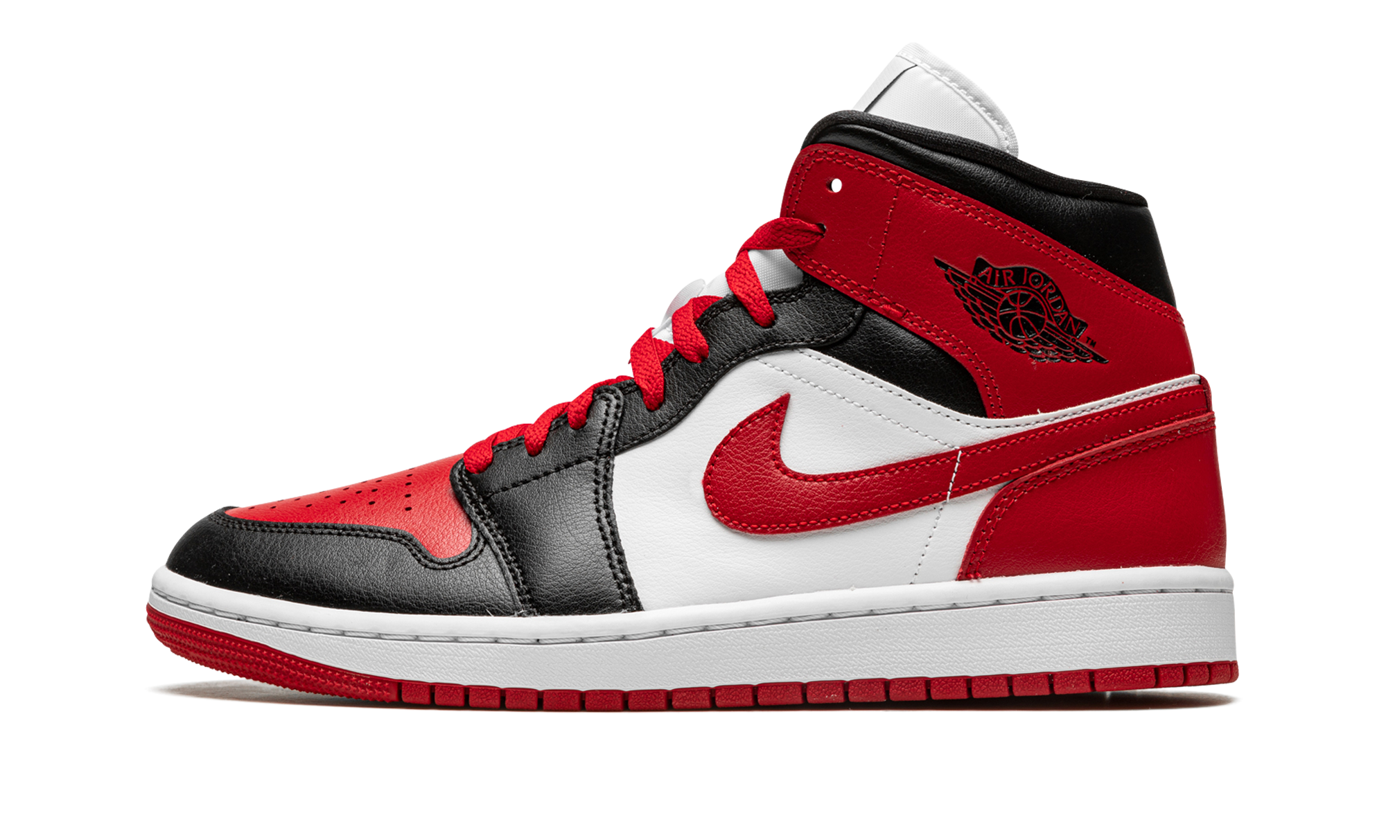 jordan 1 mid alternate bred toe women s+BQ6472-079+diagnol right view 1