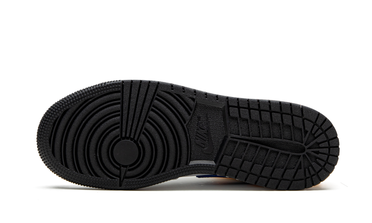 jordan 1 mid alternate multi color gs+554725-128+bottom view