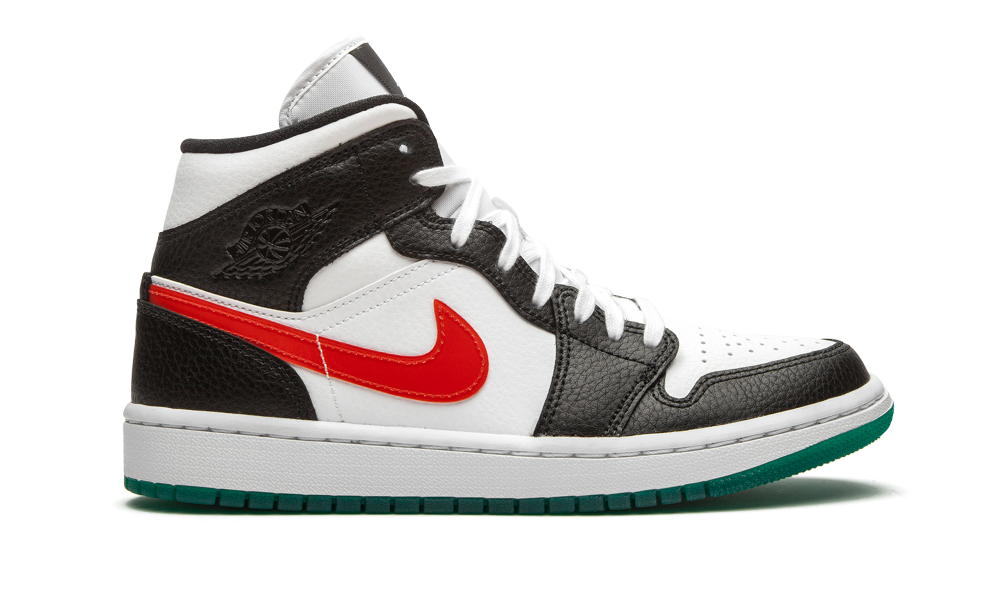 jordan 1 mid alternate swooshes red yellow women s+BQ6472-063+right view