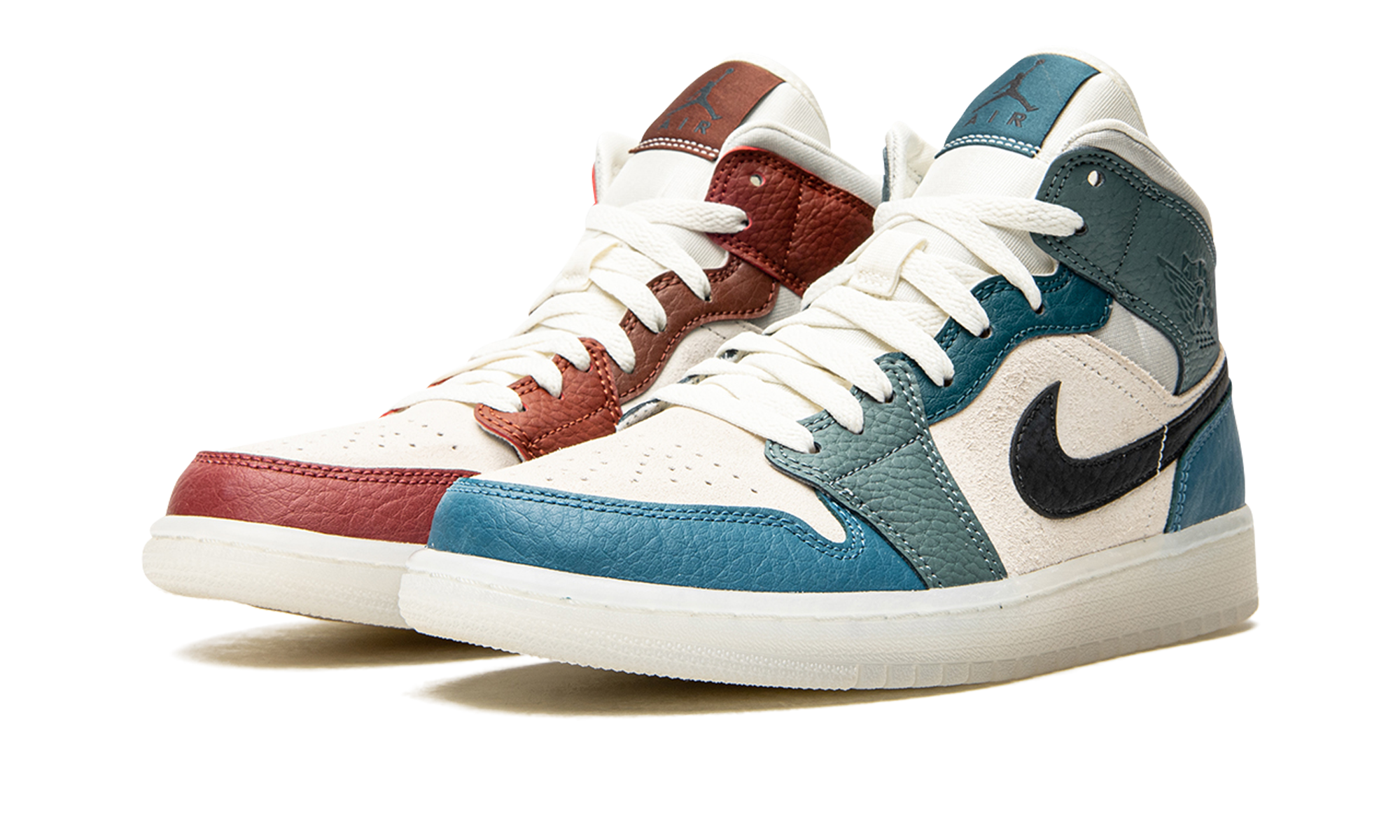 jordan 1 mid anti gravity machines women s+DM9601-200+diagnol left view