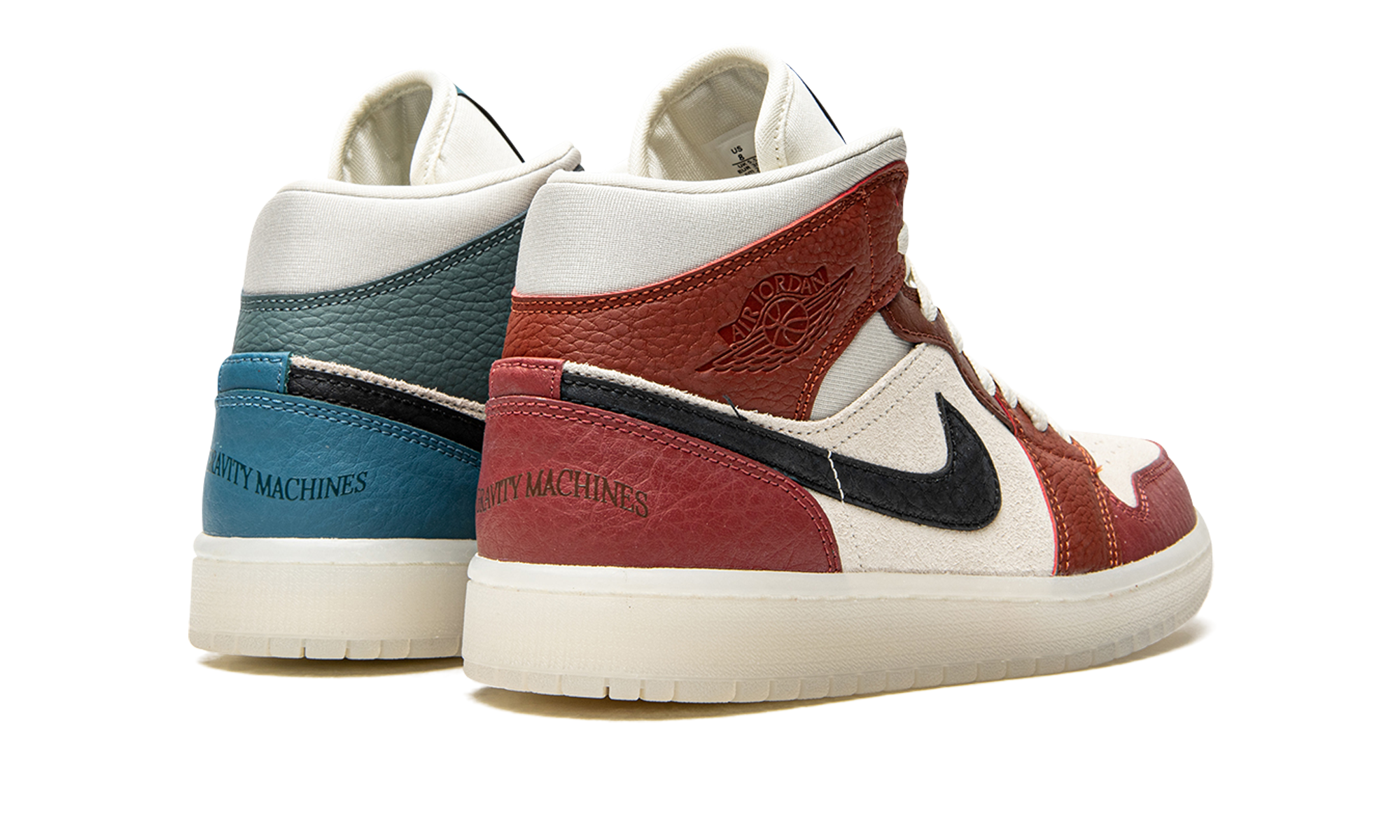 jordan 1 mid anti gravity machines women s+DM9601-200+diagnol right behind view