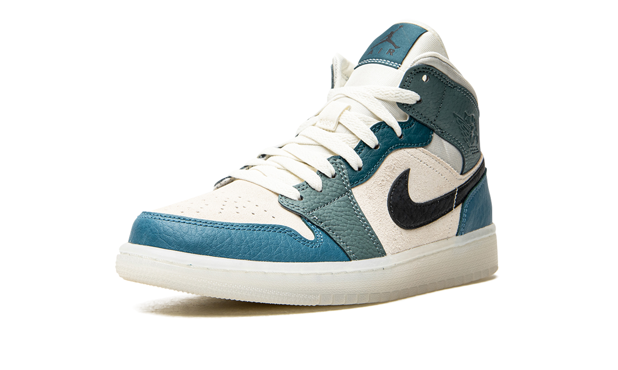 jordan 1 mid anti gravity machines women s+DM9601-200+left diagnol single view