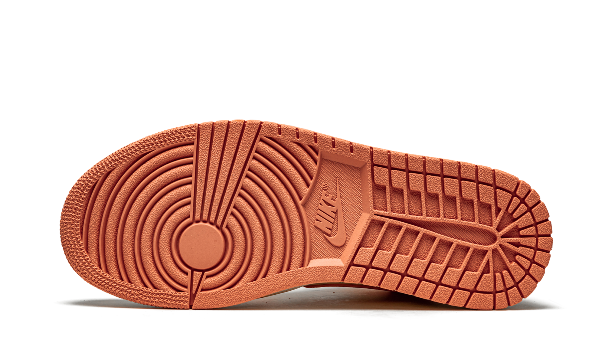jordan 1 mid apricot orange women s+DH4270-800+bottom view