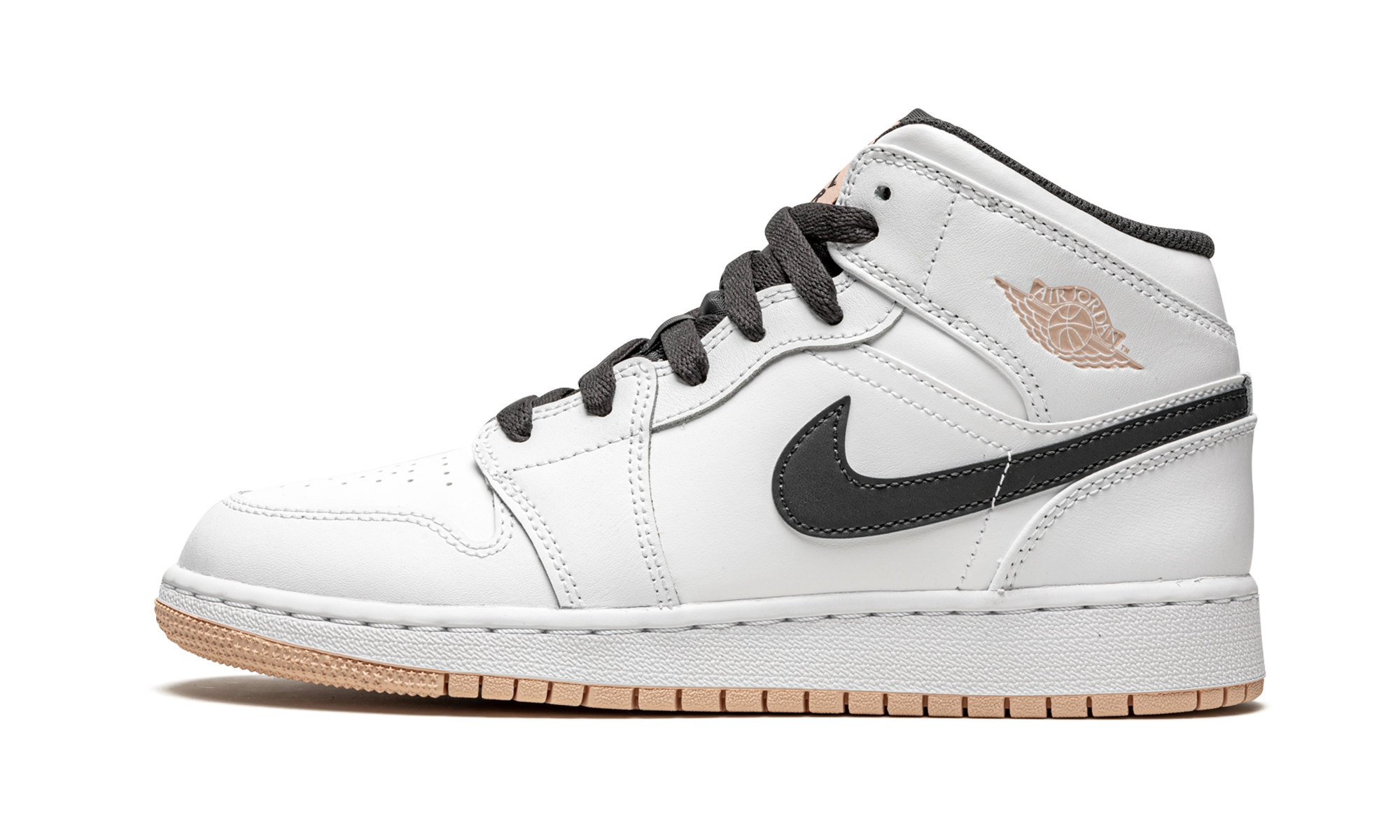 jordan 1 mid arctic orange gs+554725-180+diagnol right view 1