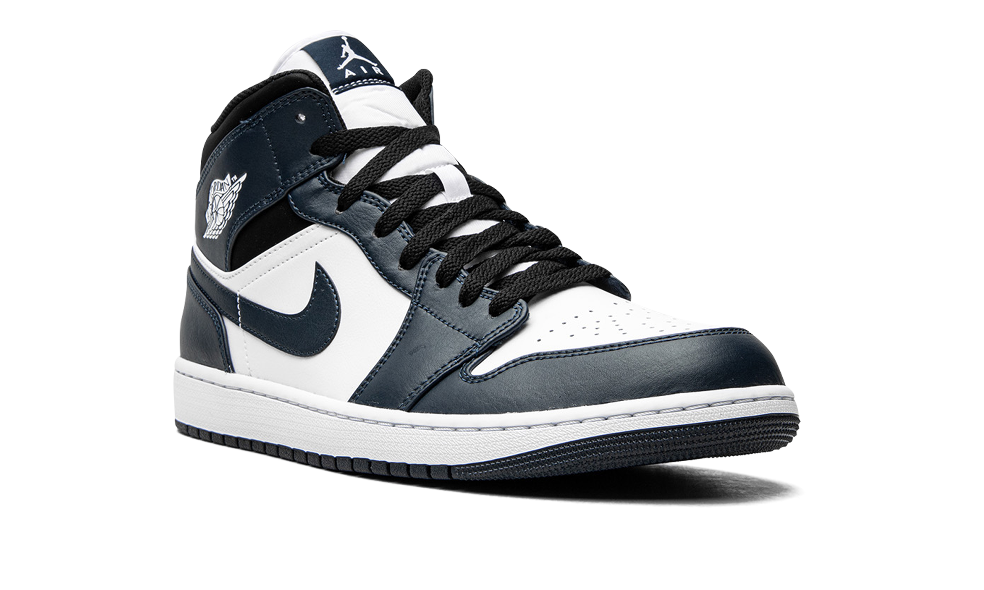jordan 1 mid armory navy+554724-411+diagnol right view
