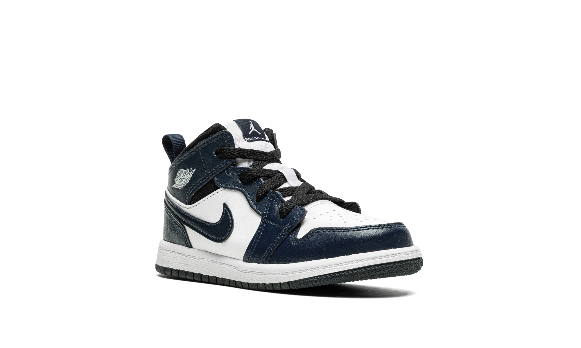 jordan 1 mid armory navy td+640735-411+diagnol right view