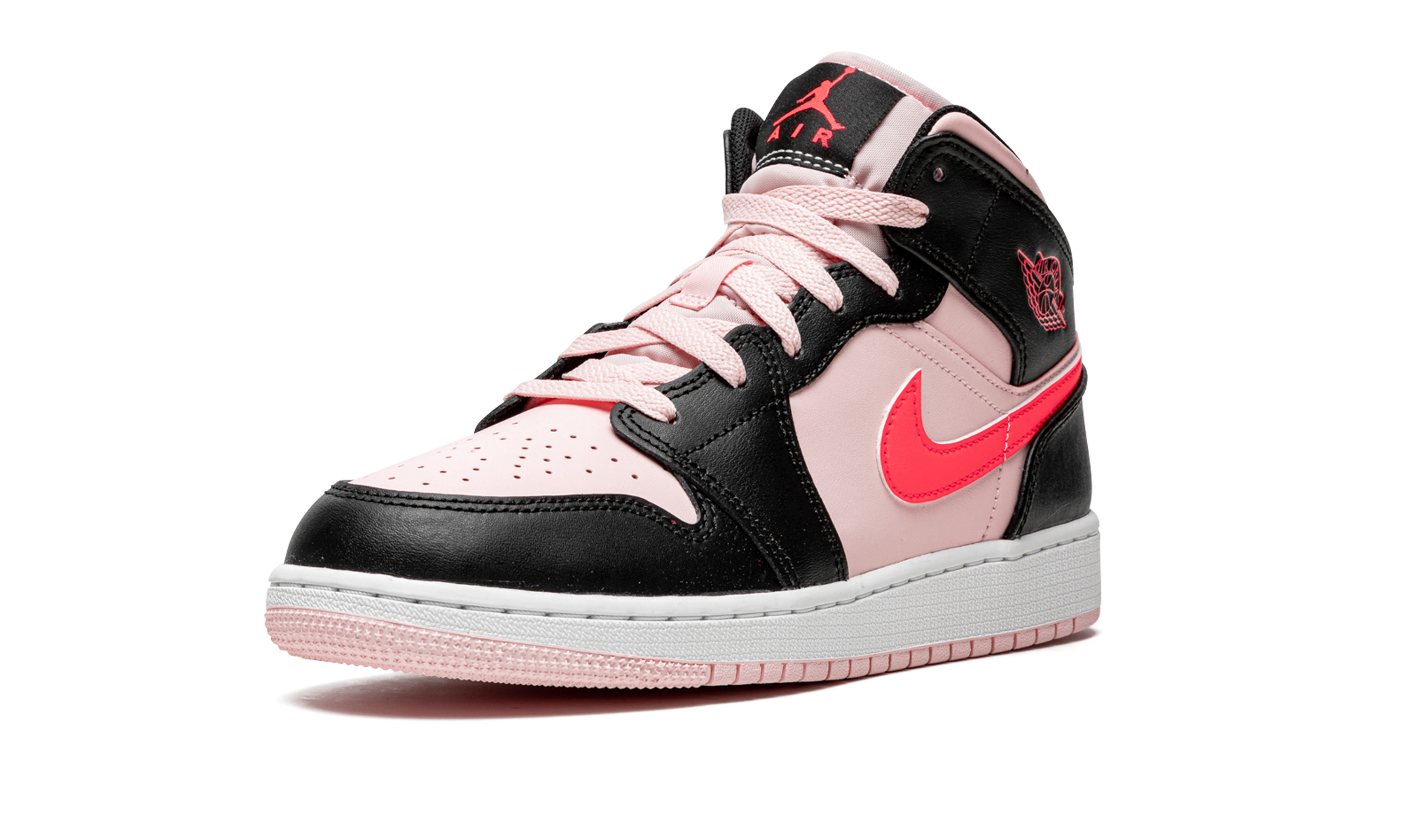 jordan 1 mid atmosphere gs+554725-604+left diagnol single view