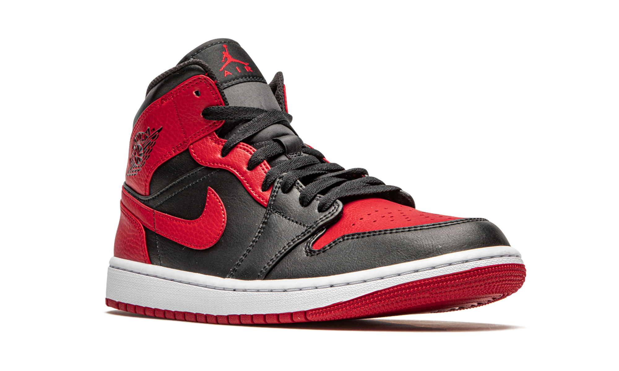 jordan 1 mid banned 2020+554724-074+diagnol right view