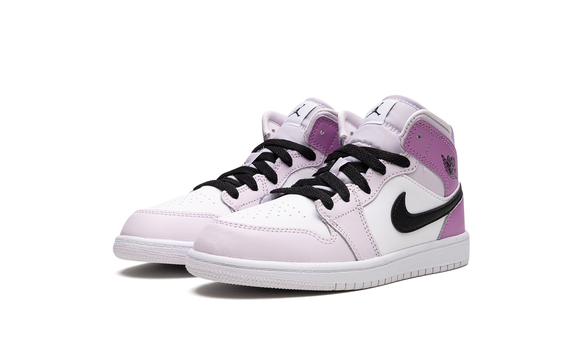 jordan 1 mid barely grape ps+DQ8424-501+diagnol left view