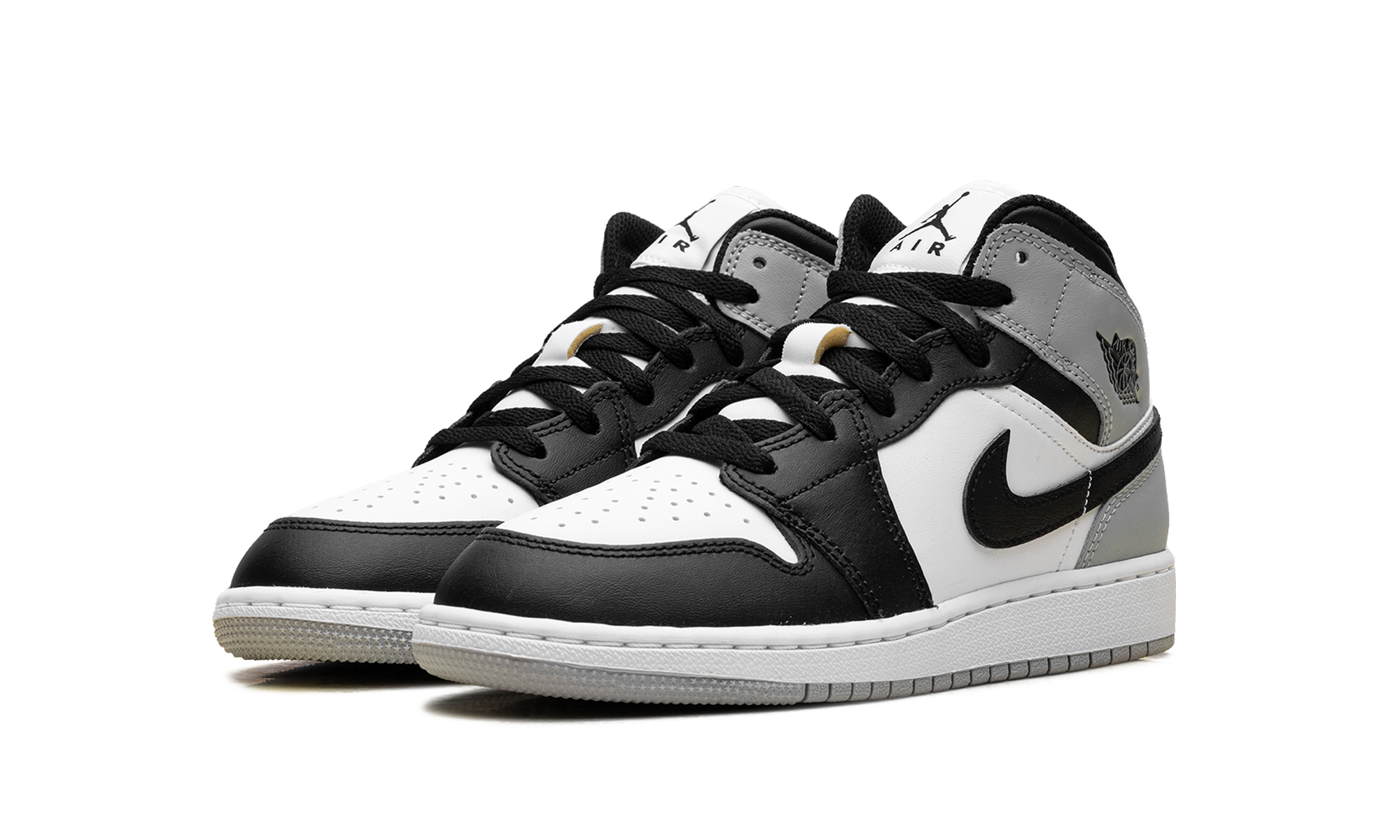 jordan 1 mid barons gs+DQ8423-101+diagnol left view
