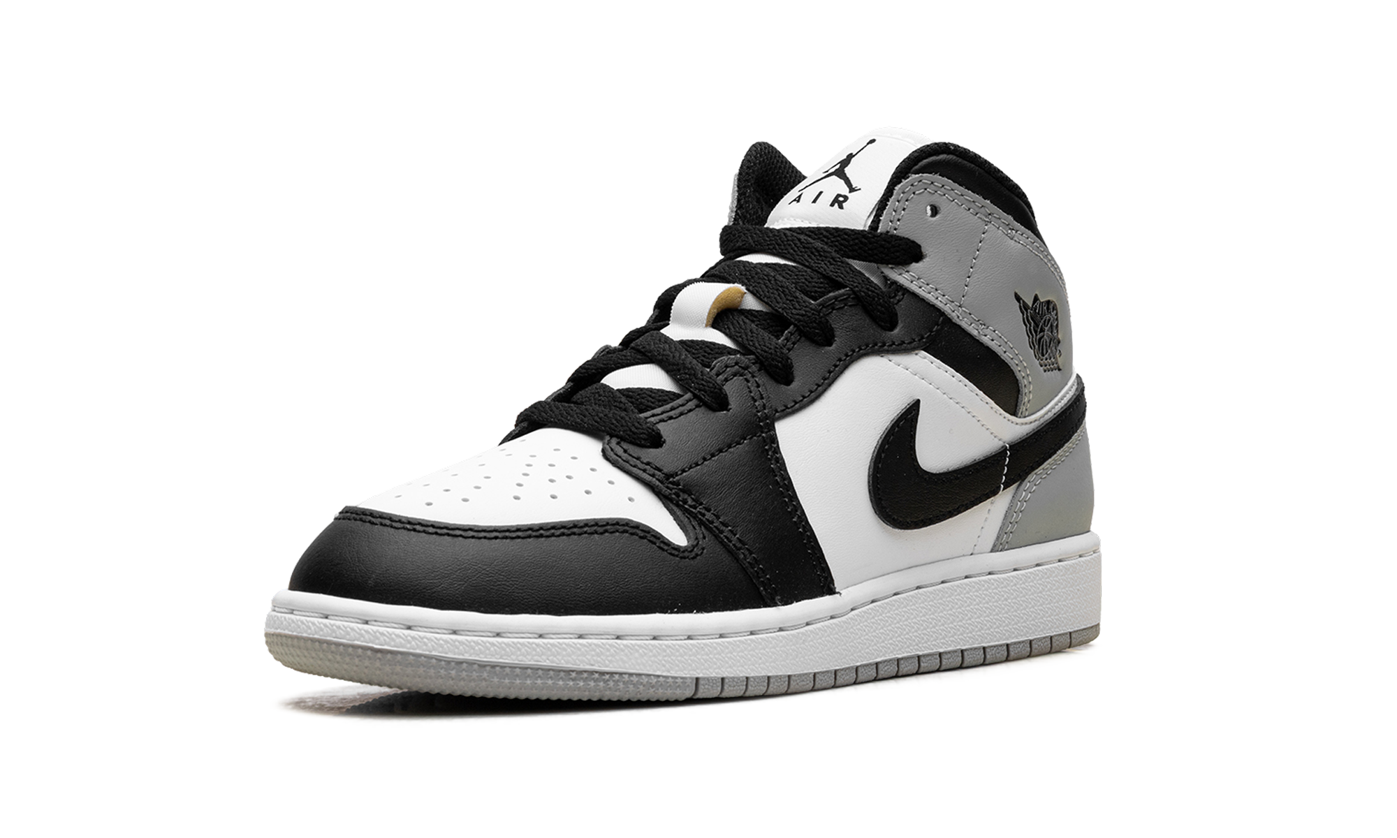 jordan 1 mid barons gs+DQ8423-101+left diagnol single view