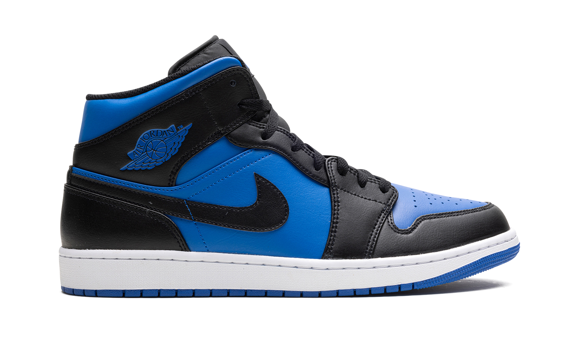 jordan 1 mid black royal blue+DQ8426-042+right view