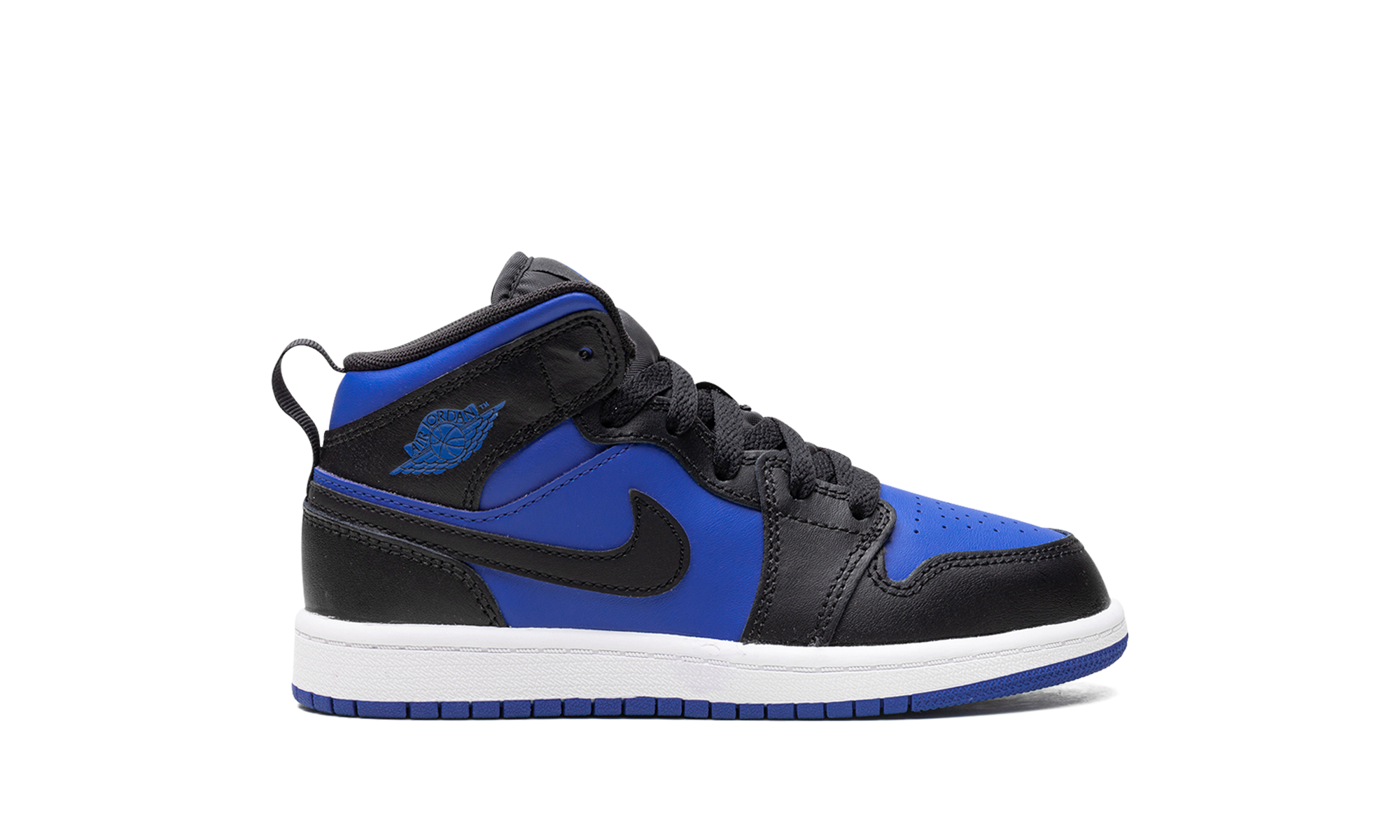jordan 1 mid black royal blue ps+DQ8424-042+right view