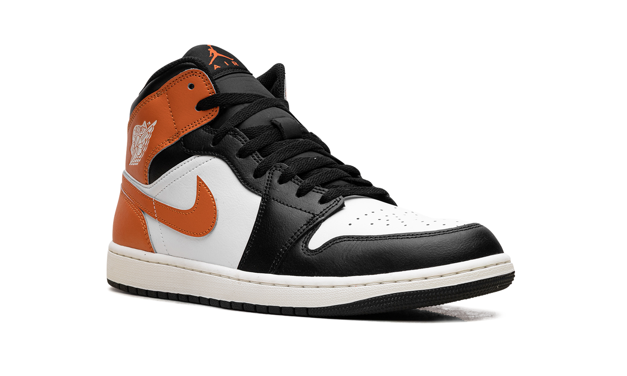 jordan 1 mid black toe starfish+DQ8426-801+diagnol right view