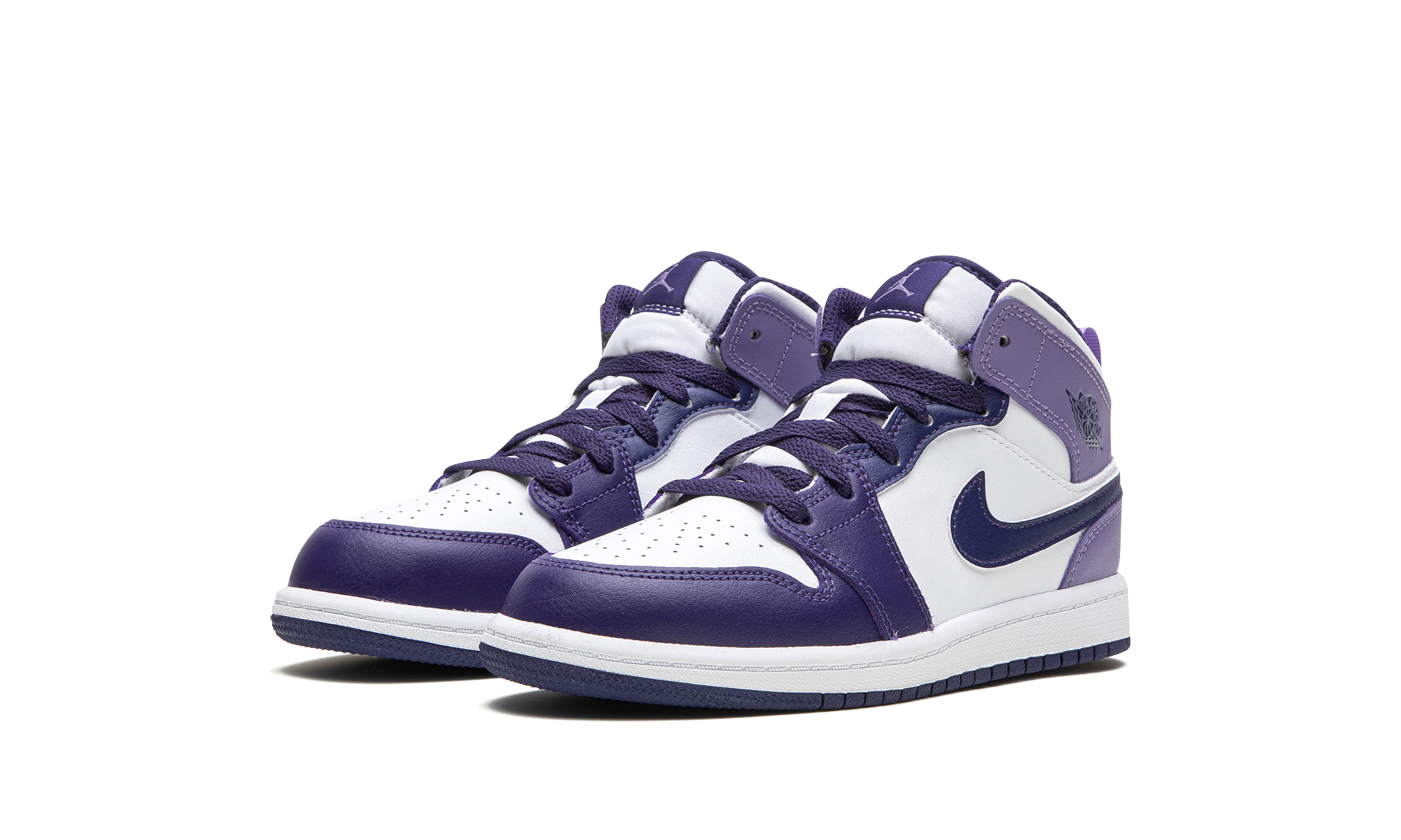 jordan 1 mid blueberry ps+DQ8424-515+diagnol left view
