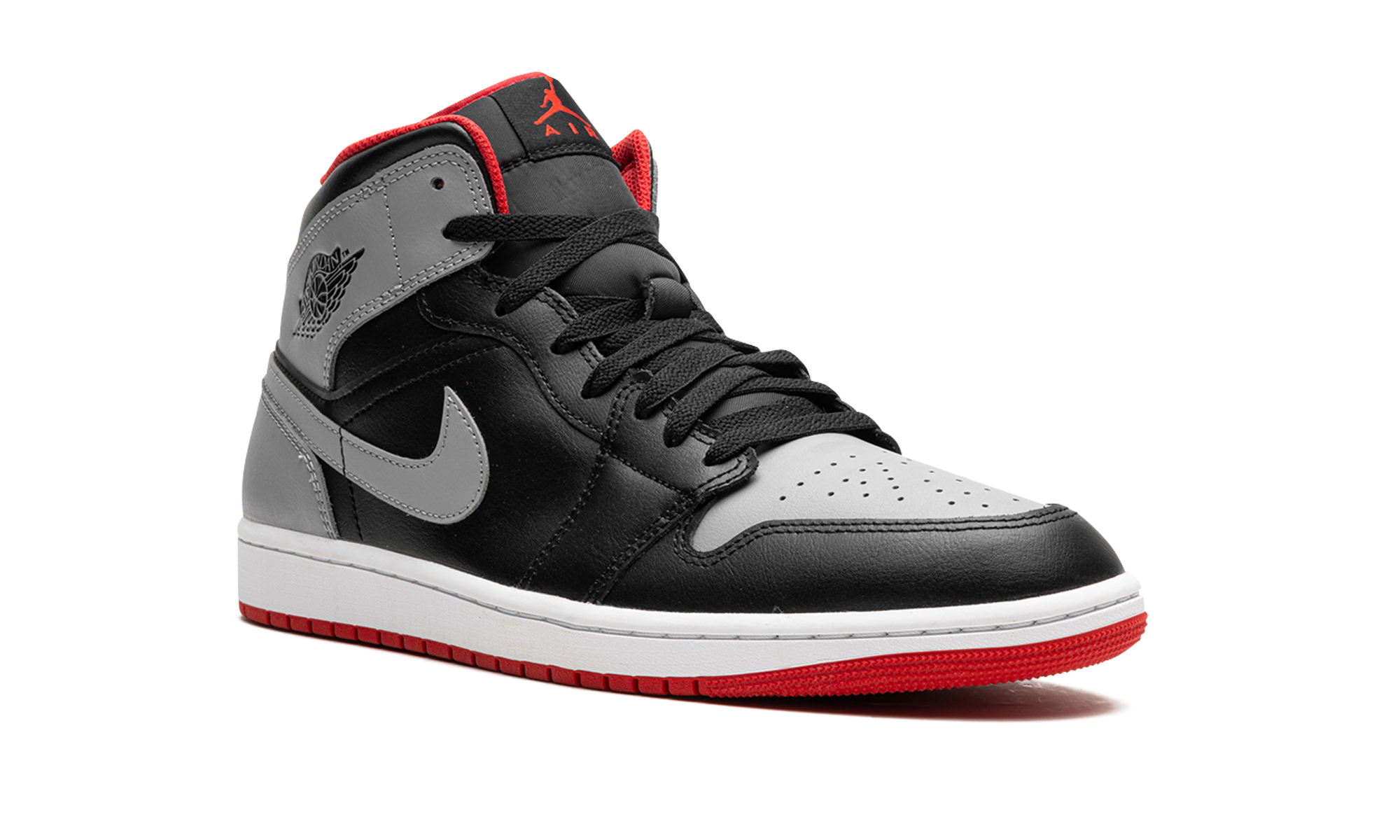 jordan 1 mid bred shadow+DQ8426-006+diagnol right view