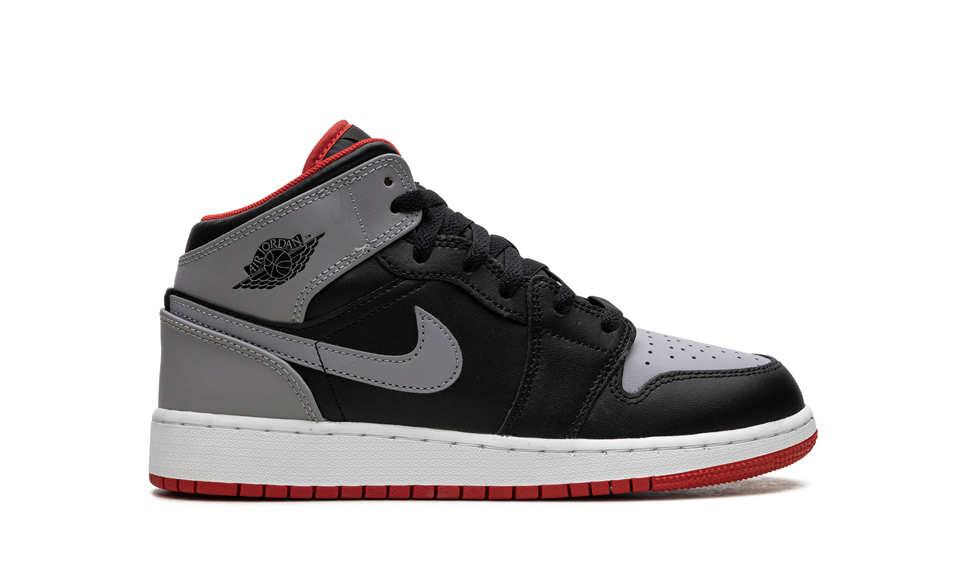 jordan 1 mid bred shadow gs+DQ8423-006+right view