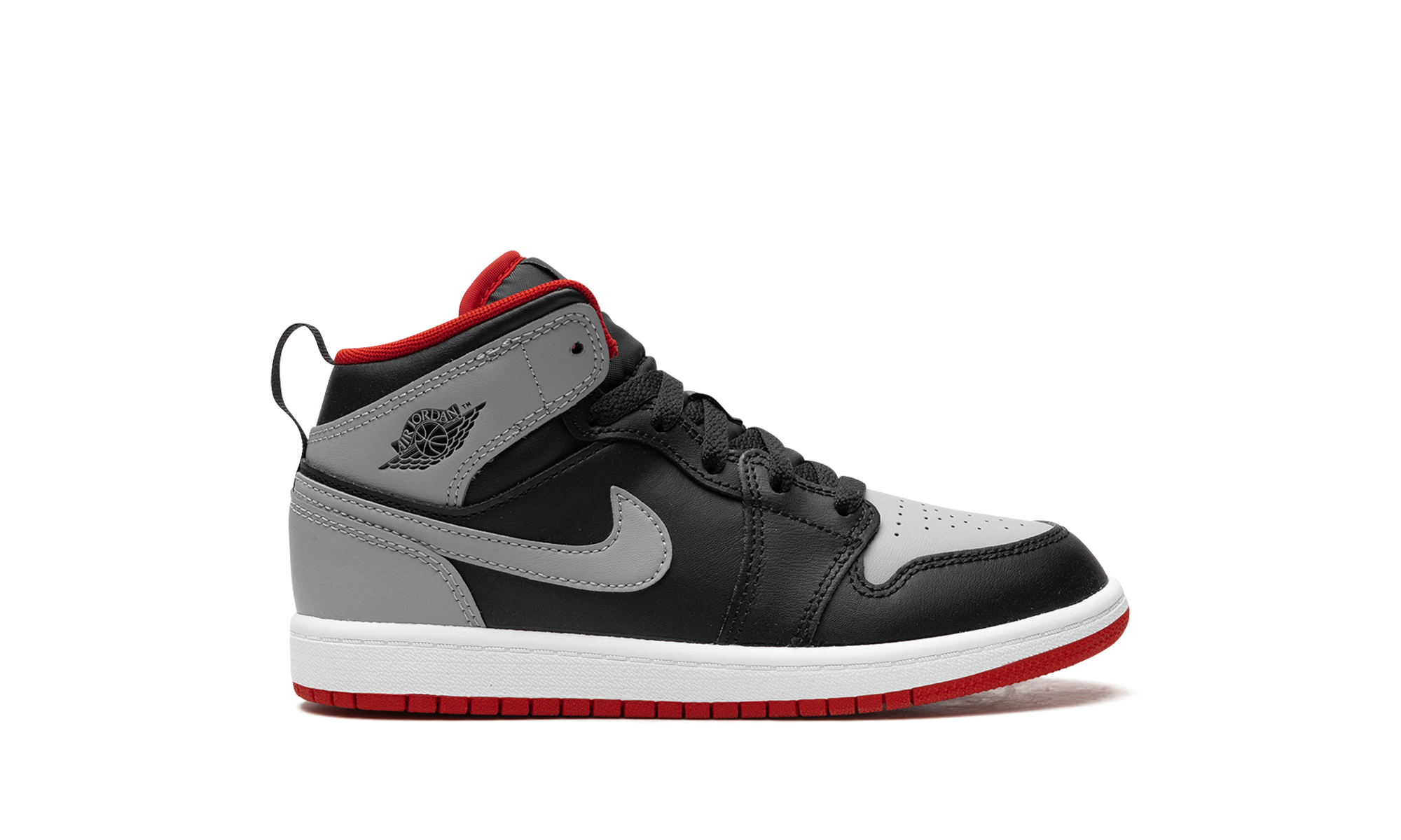 jordan 1 mid bred shadow ps+DQ8424-006+right view