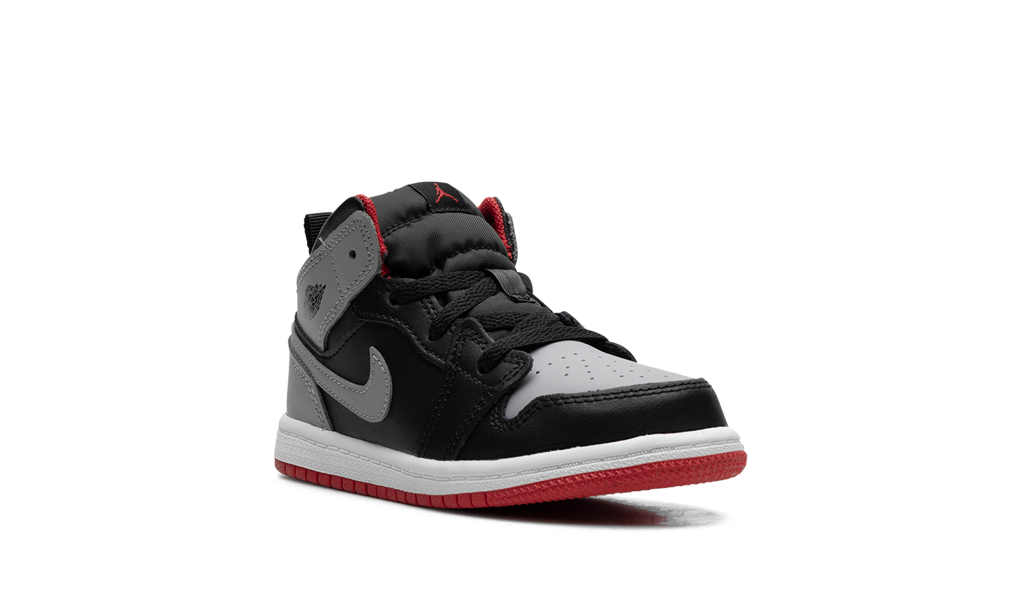 jordan 1 mid bred shadow td+DQ8425-006+diagnol right view