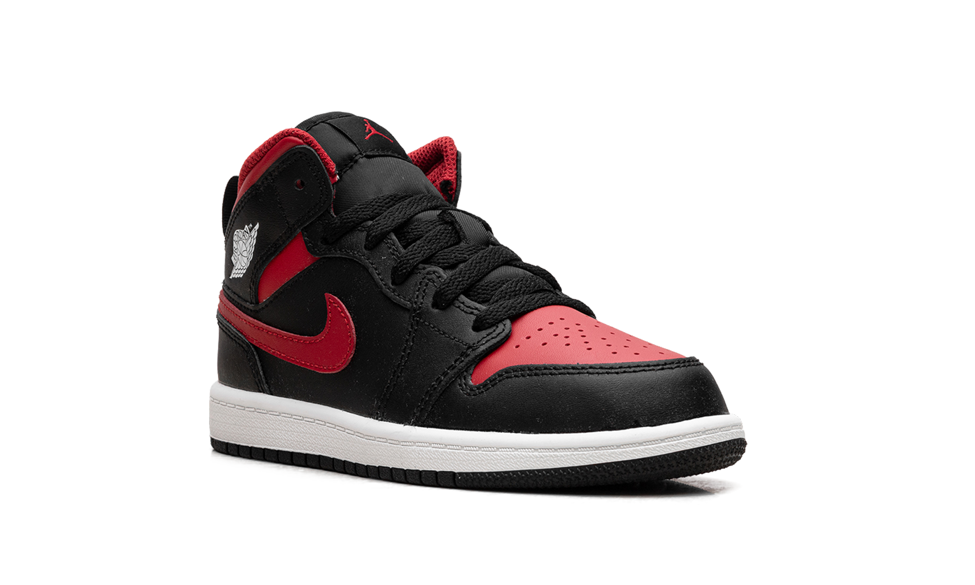 jordan 1 mid bred twist ps+DQ8424-067+diagnol right view
