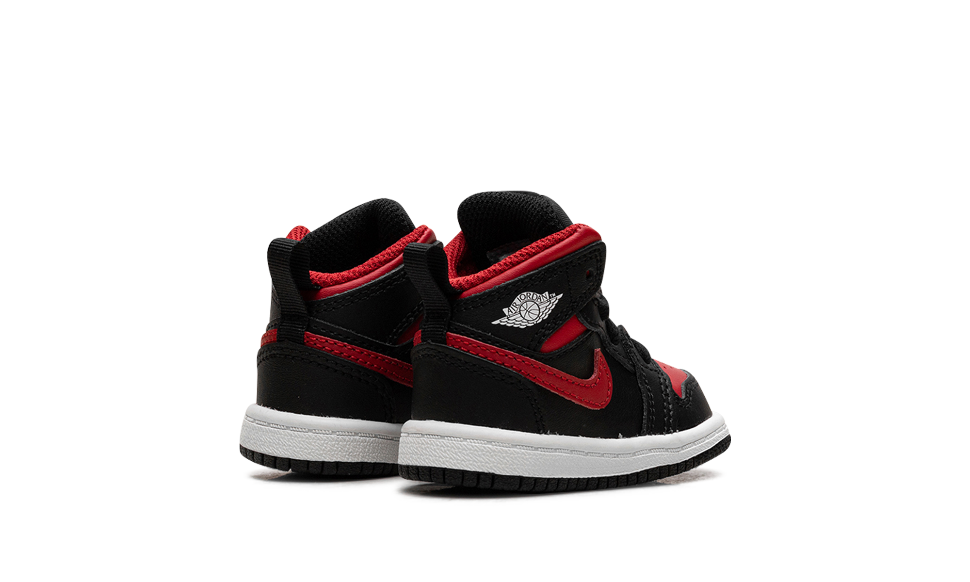 jordan 1 mid bred twist td+DQ8425-067+diagnol right behind view