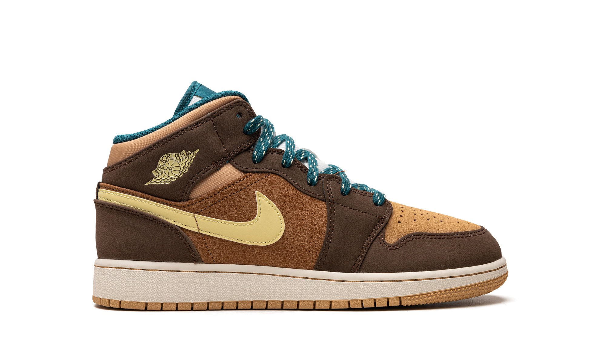 jordan 1 mid cacao wow gs+DZ6335-200+right view
