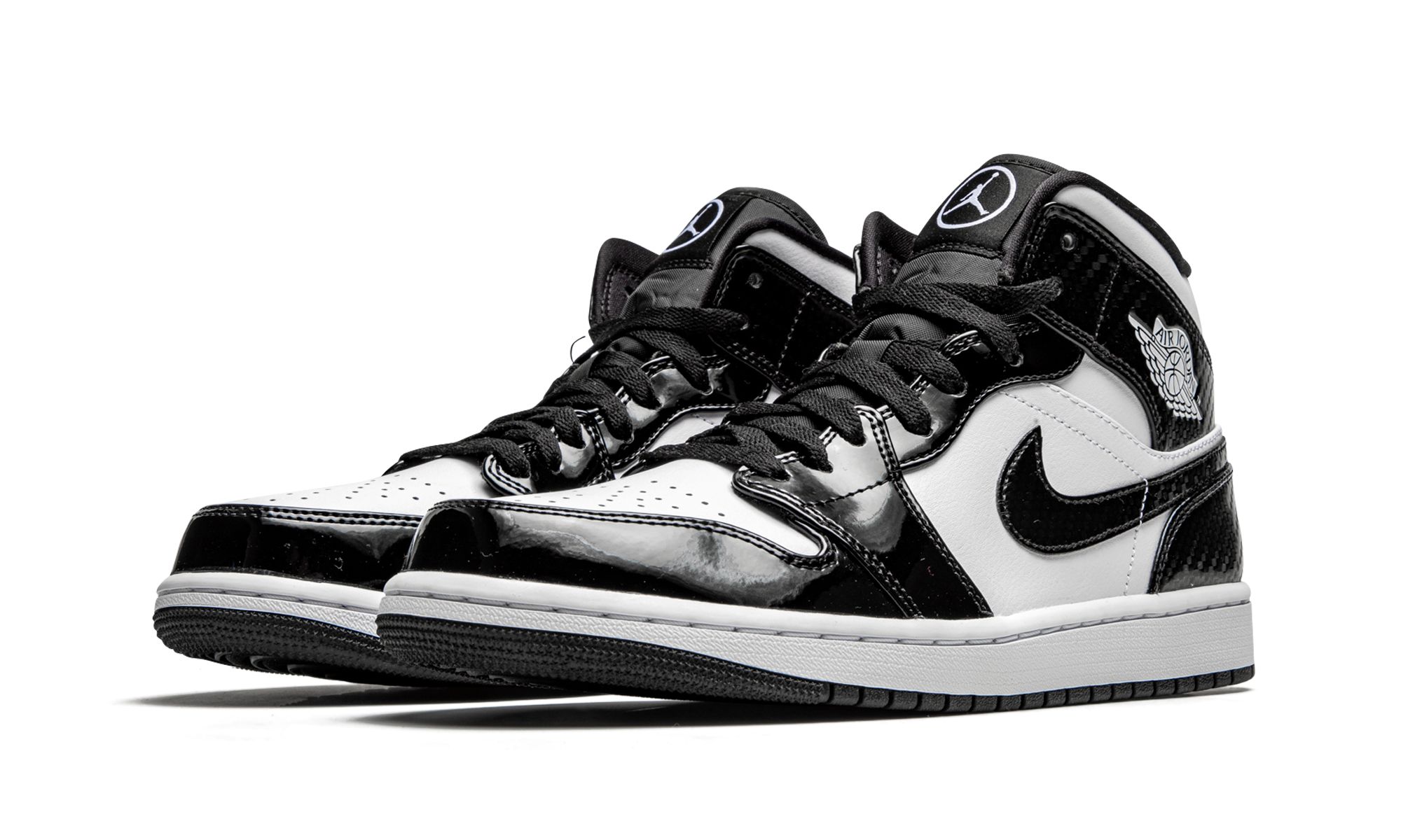 jordan 1 mid carbon fiber+DD1649-001+diagnol left view