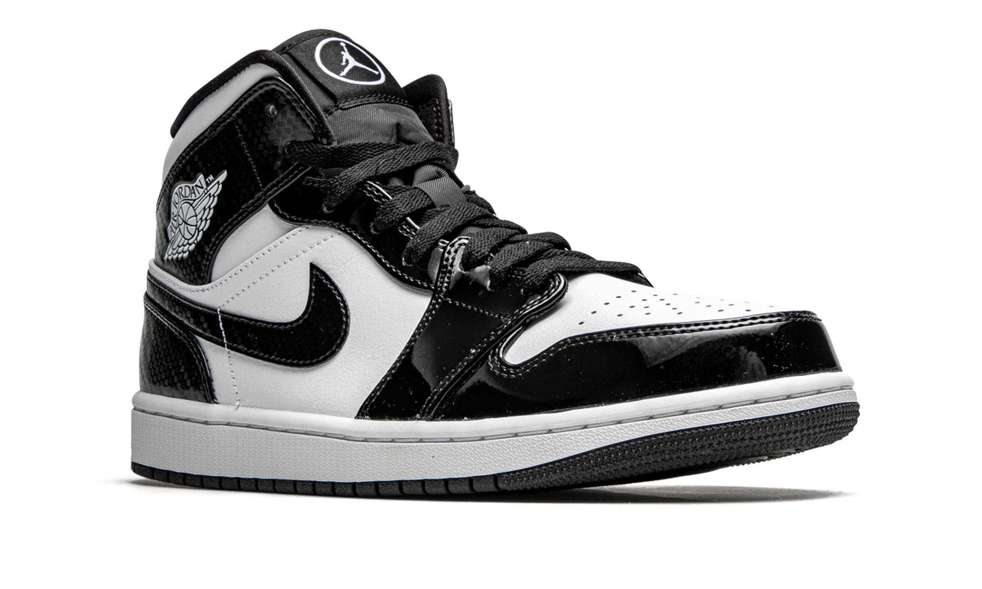 jordan 1 mid carbon fiber+DD1649-001+diagnol right view