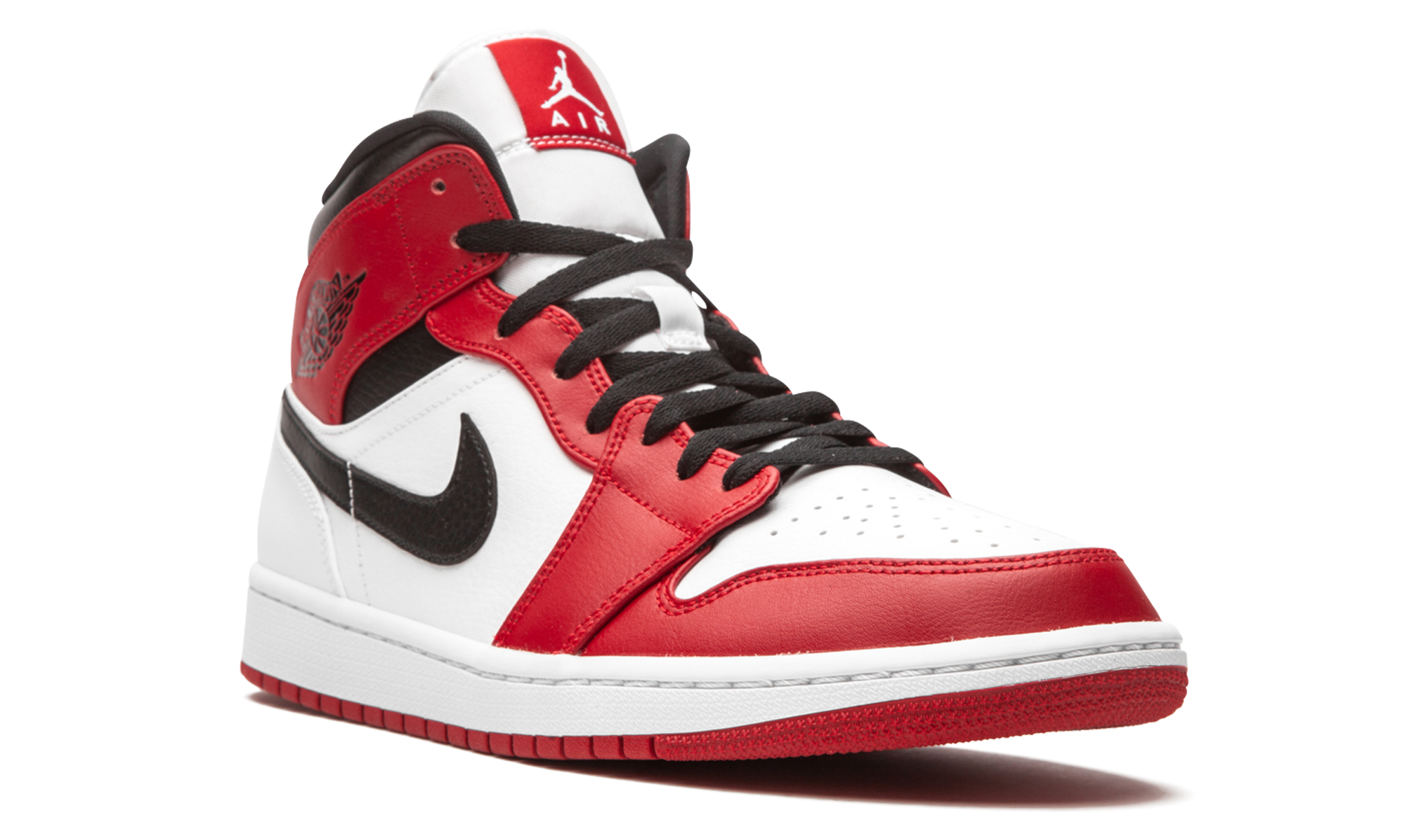 jordan 1 mid chicago 2020+554724-173+diagnol right view