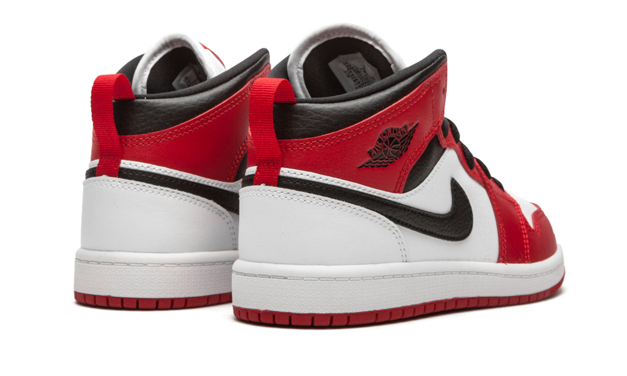 jordan 1 mid chicago 2020 ps+640734-173+diagnol right behind view