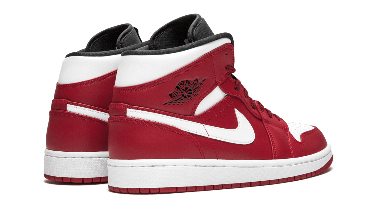 jordan 1 mid chicago+554724-605+diagnol right behind view